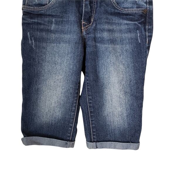 2 FOR $5 SALE Justice Denim Capris Rolled Hem Size 7S - Picture 3 of 15